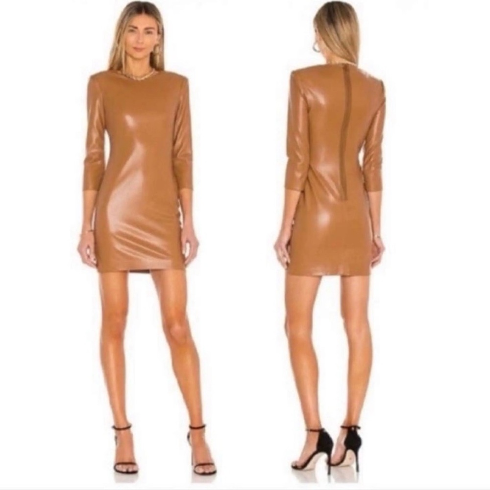 Alice + Olivia Inka Crew Neck Mini Dress